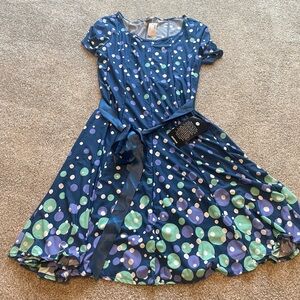 Avenue Multicolor Polka Dot Dress